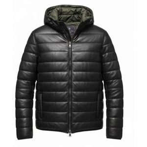 Leather Bomber Jacket